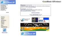 Tablet Screenshot of gozzilioni.net